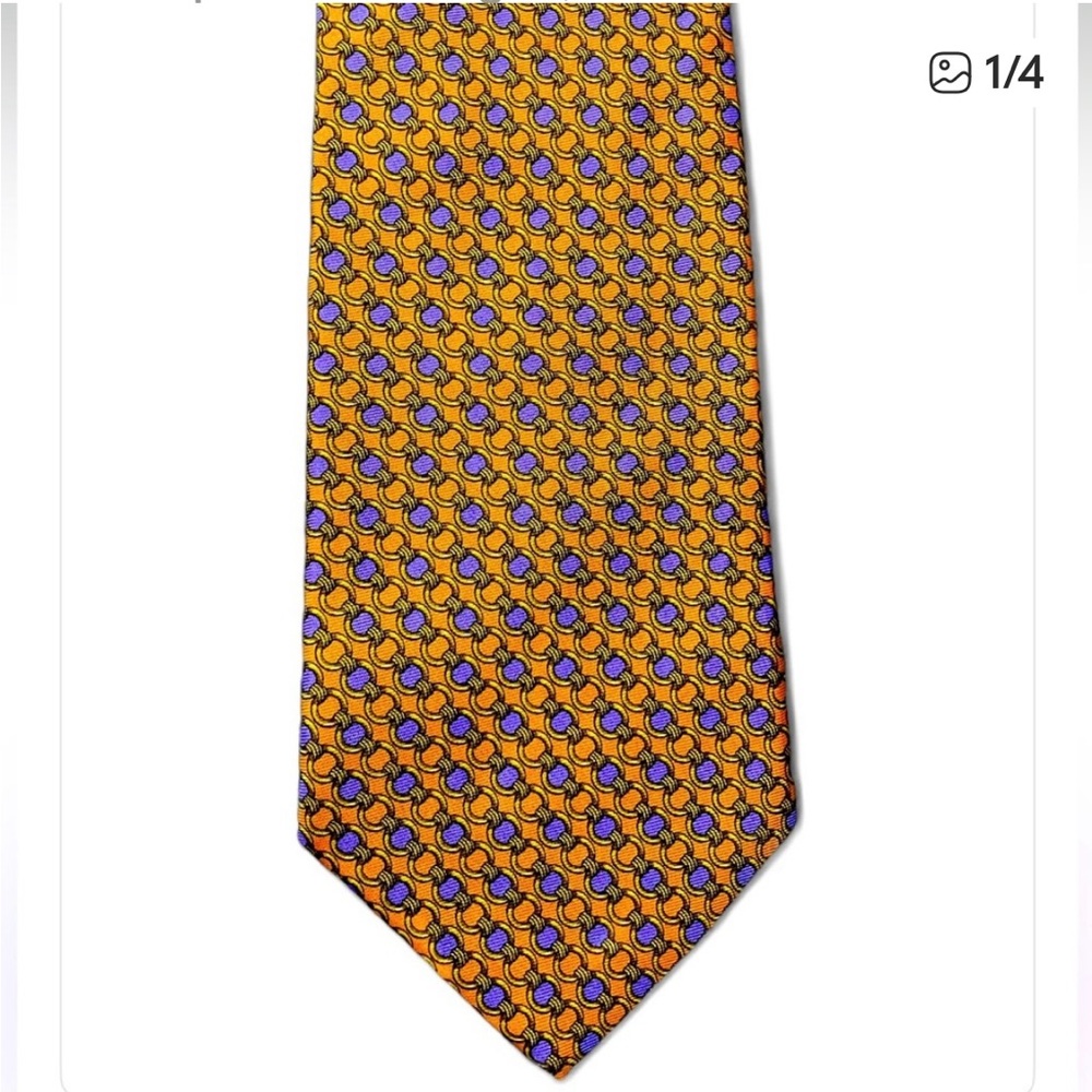 BROOKS BROTHERS Makers
100% Silk Neck Tie Orange
Chains